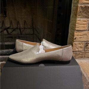 Frye Kenzie Venetian Loafer sz10 NIB Pewter